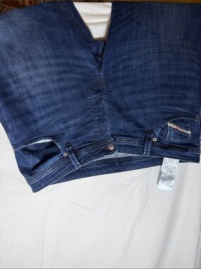 Dark Wash Blue Denim Jeans 38x30